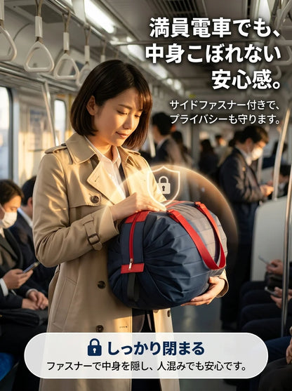 Ultra-Lightweight Foldable Duffle Bag (超軽量 折りたたみボストンバッグ)