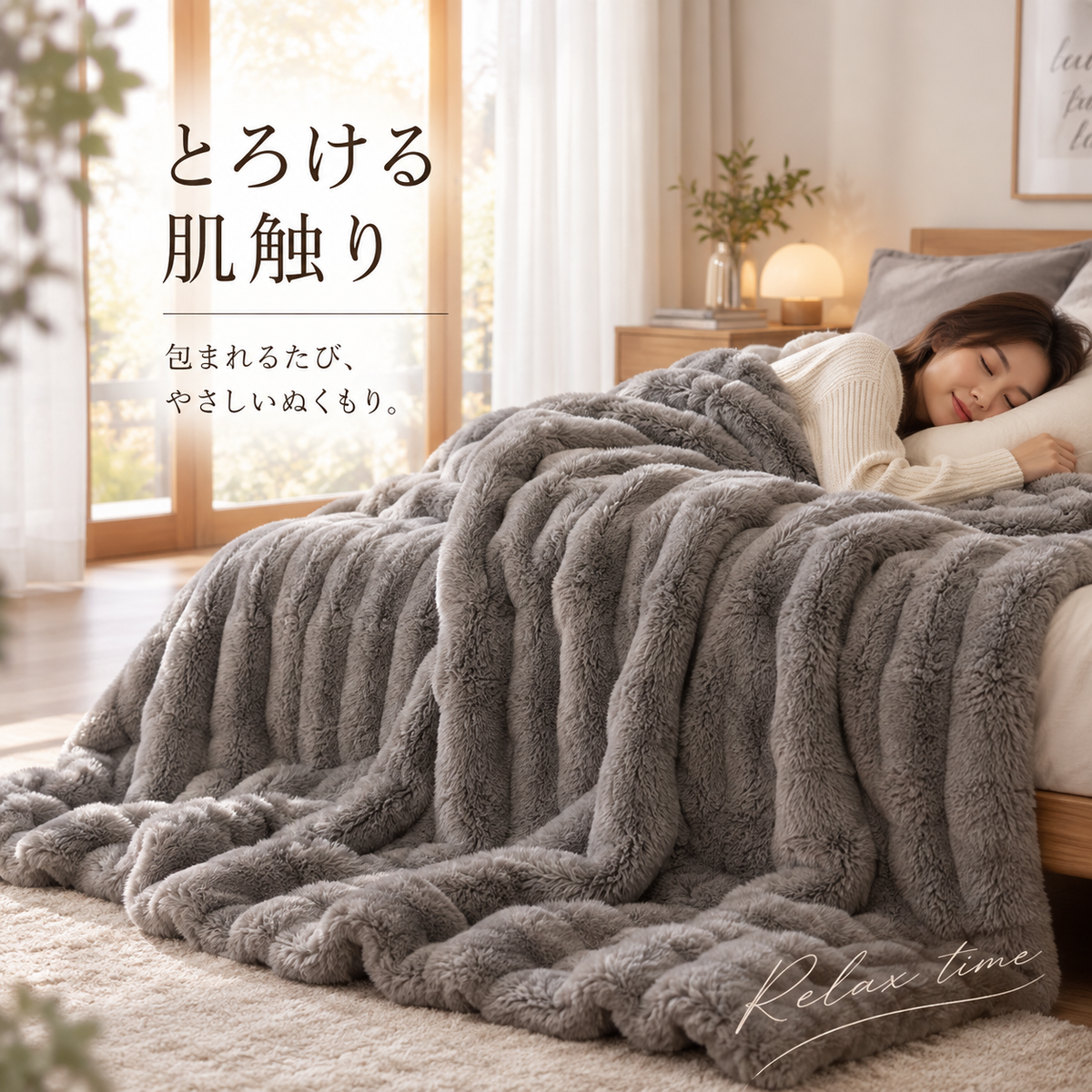 Fluffy & Soft Blanket (ふわふわで柔らかい毛布)
