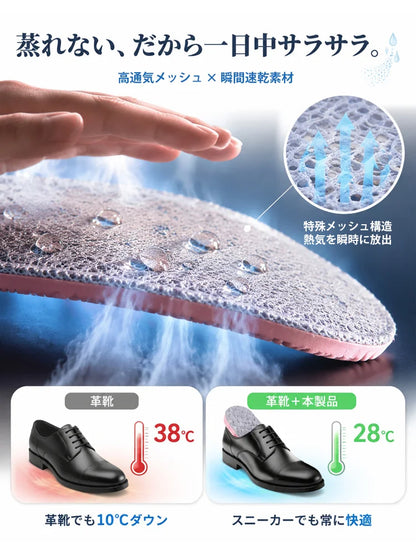 Shock Absorbing Arch Support Insoles